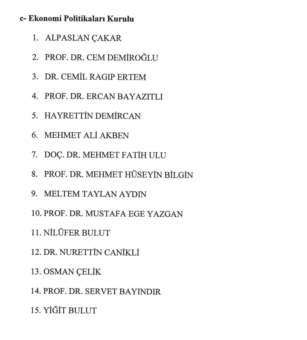 Cumhurbaşkanlığı politika kurullarına yeni atamalar! Ünlü isimler de var 3